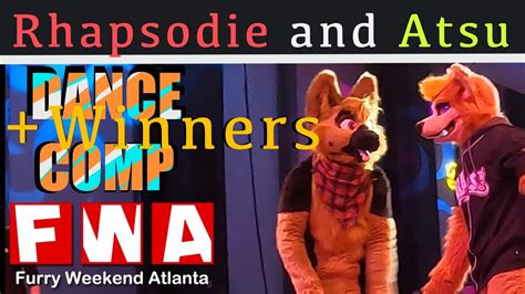Rhapsodie And Atsu Fursuit Dance Competition And Winners Furry Weekend