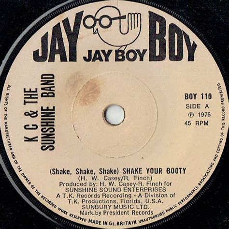 K C And The Sunshine Band Shake Shake Shake Shake Your Booty 1976