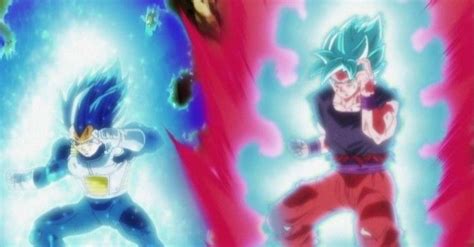 Goku Super Saiyan Blue Kaioken And Vegeta Super Saiyan Blue Evolution