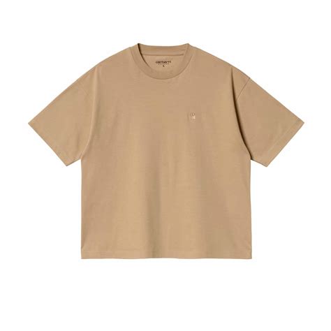 Carhartt WIP W` Chester Tee - dusty hamilton brown - PlazeWP