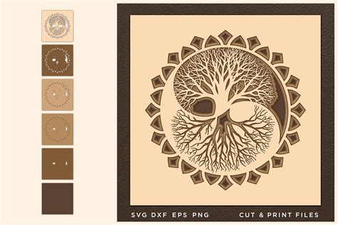 Yin Yang Tree Of Life Graphic By 2dooart · Creative Fabrica