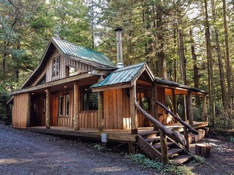 Holiday Home Rustic Cabin In The Woods Ucluelet Canada