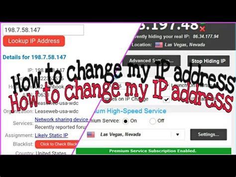 Open network preferences for me. How To Change IP Address - Hide IP Address and Location ...