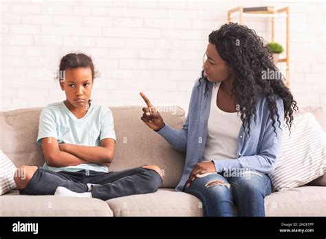 Angry Little Girl Scold Her Mother Hi Res Stock Photography And Images