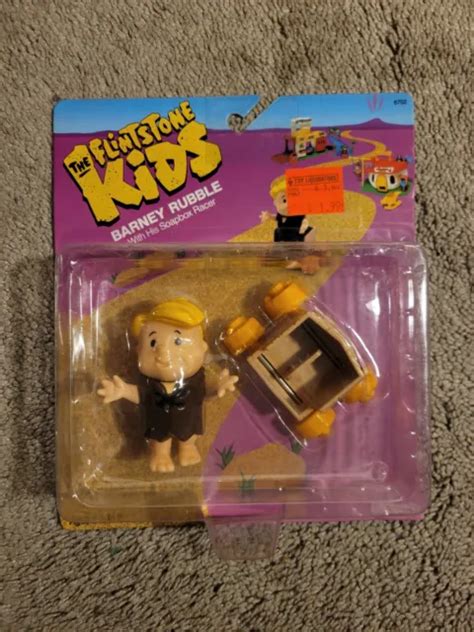 The Flintstone Kids Barney Rubble Action Figure Coleco 1986 New 10