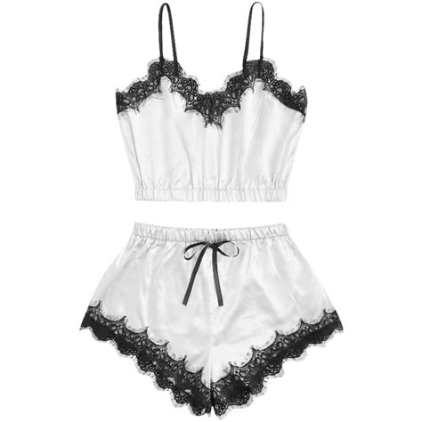 Gibobby Womens Sexy Lingerie Women Garter Lingerie Set 2 Piece Lace Bra And Panty Set With