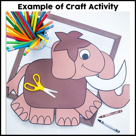 Woolly Mammoth Craft Activity Crafty Bee Creations