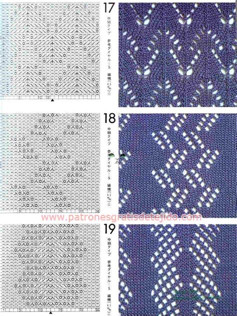 40 Patrones De Puntadas Dos Agujas Descarga Gratis Crochet Y Dos