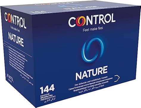 Control Preservativos Nature Caja De 144 Condones Lubricados Con