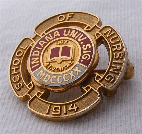 Indiana University School Of Nursing Graduation Pin 1914 A Photo On