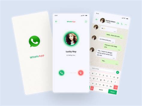 Whatsapp Ui Mobile App Design Uplabs