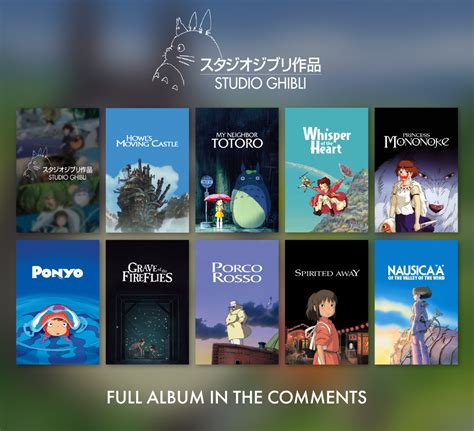 The Studio Ghibli Collection Plex Collection Posters Vrogue
