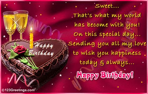 Hope your special day is one blessing after another. Miracle Of Love: Happy Birthday Love