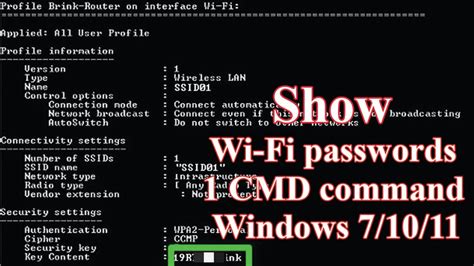 How To Find All Wi Fi Passwords Just 1 Cmd Command Windows 710 11