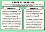 17 Professionalism Examples (2024)