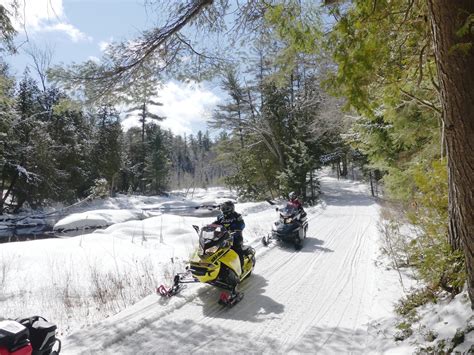 Muskoka Ontario Snowmobiling Snapshot Intrepid Snowmobiler