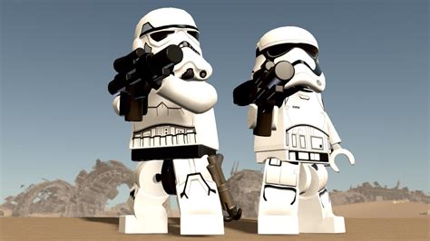 Lego Star Wars The Force Awakens Stormtrooper Free Roam Gameplay