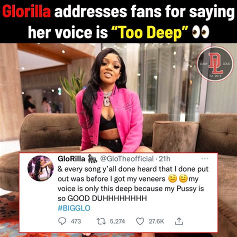 Daily Loud On Twitter Glorilla Responds To Mean Tweets About How Deep