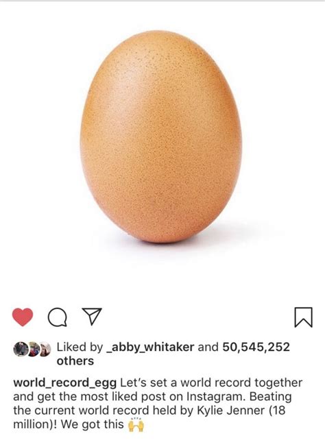 Egg Surpasses Kylie Jenner In Instagram Likes This Week Red Ink