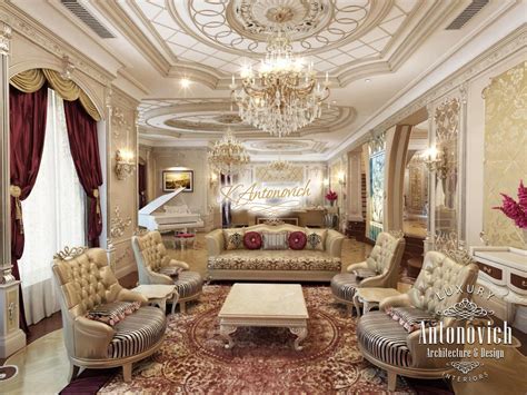 Luxury Living Room Interior Dubai