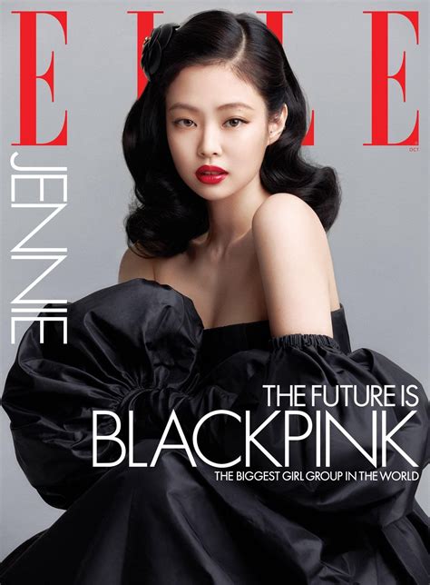 젠바🙈💕 On Twitter Jennie Is On The Cover Of Elle Us Her Impact A Queen 🔥 Blackpink