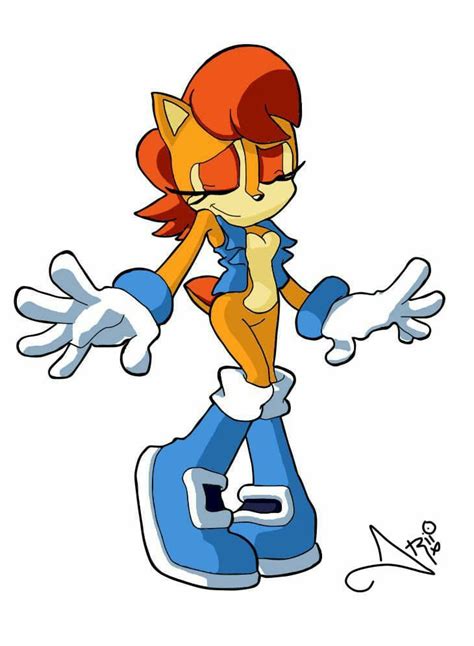 Pin By Shadow The Hedgehog On Sally Acorn Arts Sonic Fan Characters