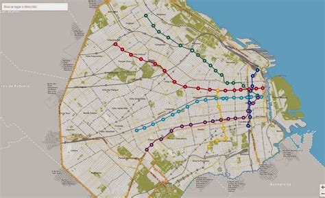 CrÓnica Ferroviaria Nuevo Mapa De Las Líneas De Subte