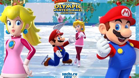 Mario And Sonic At The Olympic Winter Games Sochi All Peach Figure Skating Pairs Songs