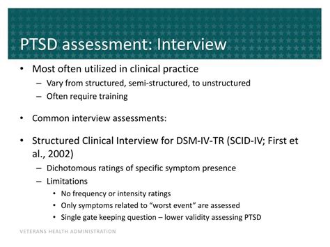 Ppt Posttraumatic Stress Disorder Ptsd Assessment Powerpoint Presentation Id 2452955