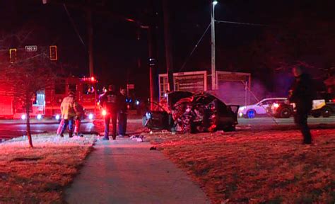 Man Crashes Vehicle Into Utility Pole While Reportedly Fleeing From Hit