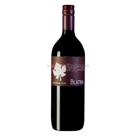 Blatina Nuic 1l Rotwein Aus Mostar Selak Delikatessen