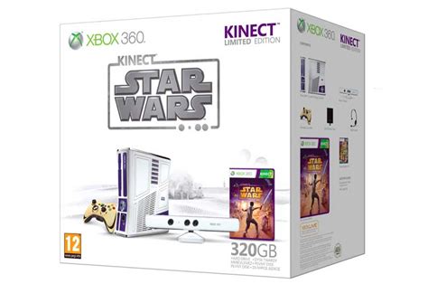 Xbox 360 320gb Star Wars Kinect Console With Kinect Star Wars Limited