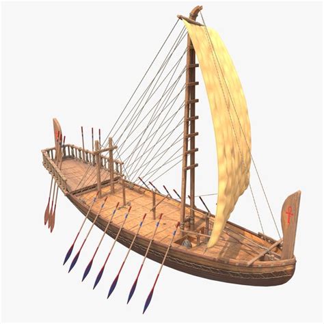 D Ancient Egyptian Merchant Ship Model Turbosquid My Xxx Hot Girl