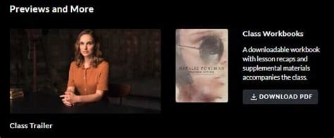 Masterclass Natalie Portmans Acting Lesson Online Review Cmuse