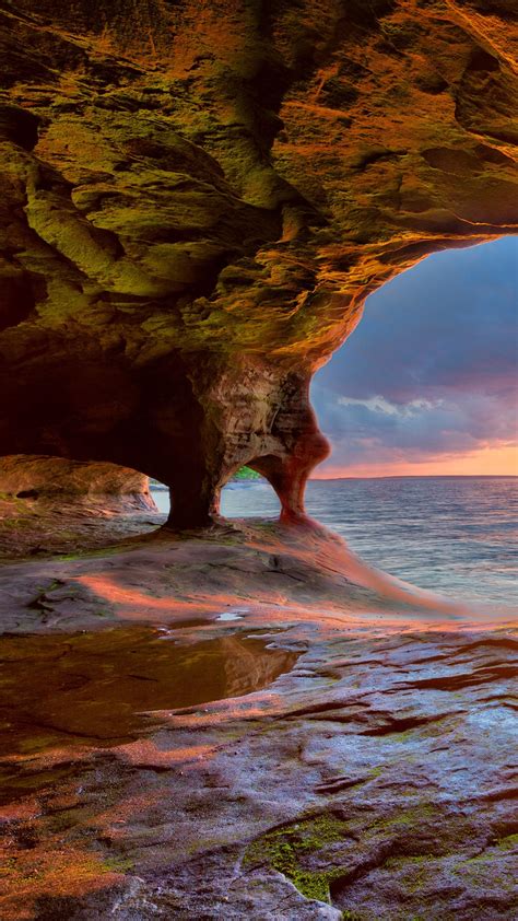 Caves On Lake Superior Pictured Rocks National Lakeshore Munising