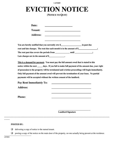 Eviction Notice Template Fill Out And Sign Online Dochub