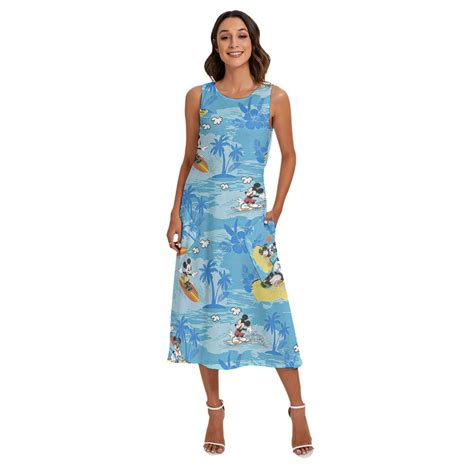 Unique Disney Blue Hawaiian Dress For Vacation Vinco Hawaiian Shirts