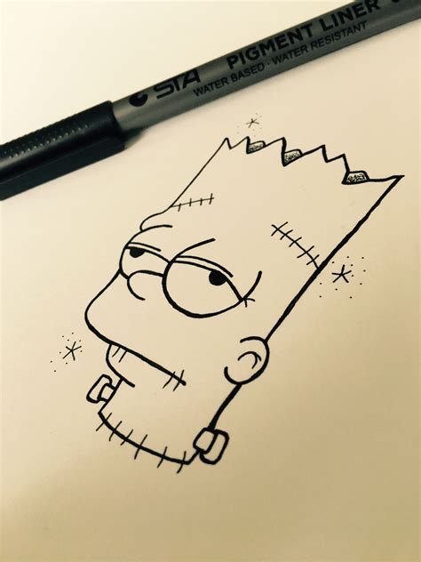 Heartbroken Sad Bart Simpson Coloring Pages Thekidsworksheet