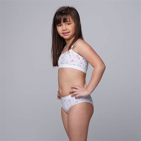 comprar conjunto lingerie infantil sutiã top calcinha menina moça a partir de r 13 20 serra
