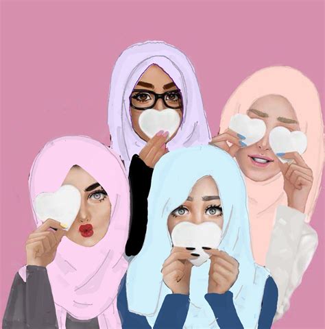 Hijab Art Pinterest Gambar Islami