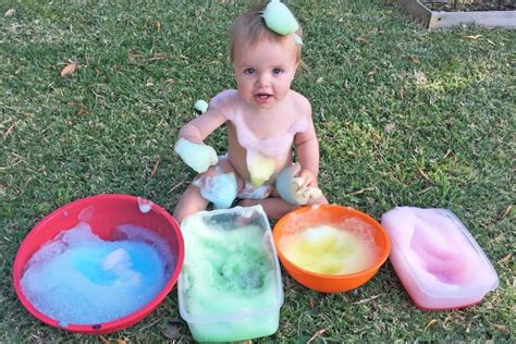 Bubble Foam Activity For Babies And Toddlers The Baby Vine