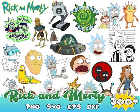 Rick And Morty Svg Bundle Morty Svgpng Cut File Rick And Morty