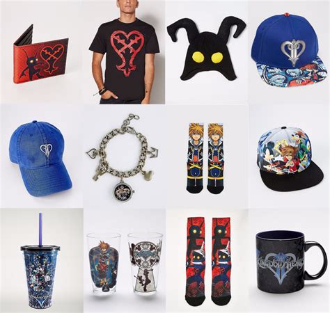 Kingdom Hearts merchandise, clothing, hats, jewelry, and more are ...