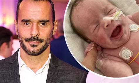 Eastenders Michael Greco 50 Reveals Two Week Old Son Gianluca Has