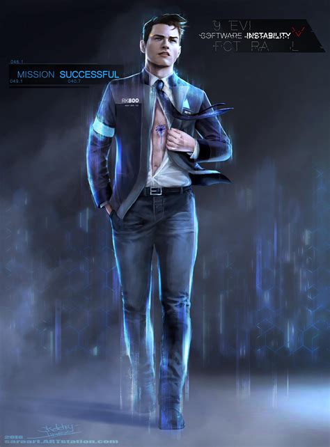 My Fanart Of Good Android Boy Connor Detroit Become Human Connor Detroit Become Human Game