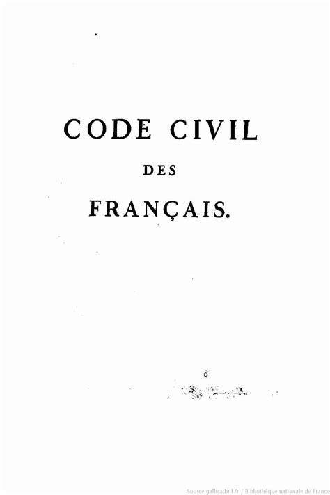 Pdf France Code Civil Des Français éd Originale Et Seule Officielle
