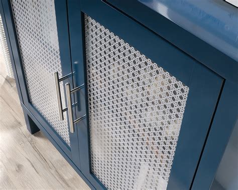 Sauder Vista Key Accent Storage Cabinet 422437 Navy Blue