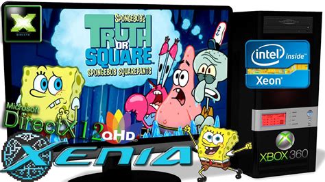 Xenia Xbox 360 Emulator Spongebobs Truth Or Square Qhd Gameplay