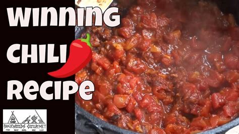 Winning Chili Cookoff Recipe Revealed Youtube