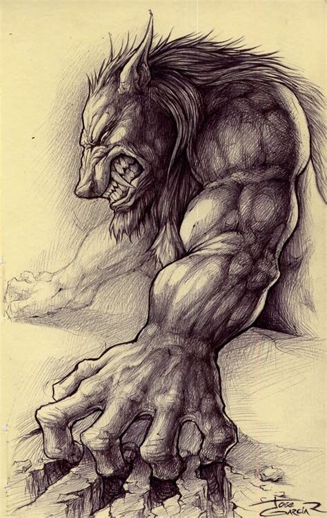 Pin By Judy Gail Herring On Werewolves Werewolf Drawing Werewolf Art